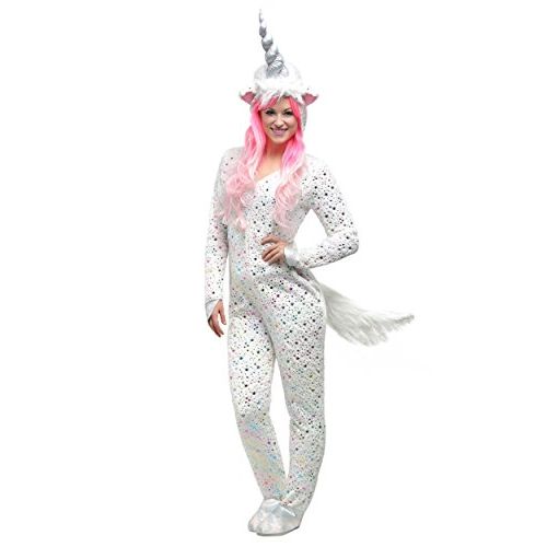  할로윈 용품Fun Costumes Womens Magical Unicorn Costume Adult Unicorn Onesie Hooded