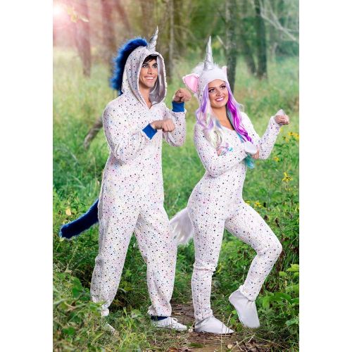  할로윈 용품Fun Costumes Womens Magical Unicorn Costume Adult Unicorn Onesie Hooded