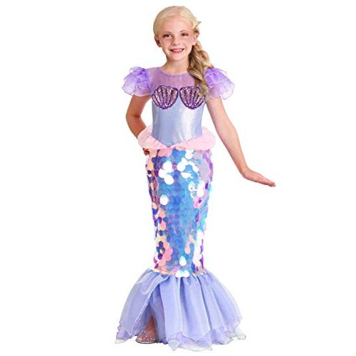  할로윈 용품Fun Costumes Kids Sparkling Mermaid Costume Girls Costume Dress with Sequin Mermaid Tail