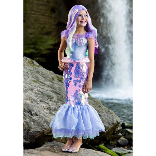  할로윈 용품Fun Costumes Kids Sparkling Mermaid Costume Girls Costume Dress with Sequin Mermaid Tail