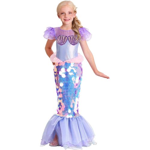  할로윈 용품Fun Costumes Kids Sparkling Mermaid Costume Girls Costume Dress with Sequin Mermaid Tail