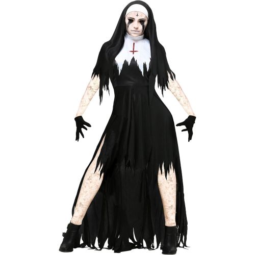  할로윈 용품Fun Costumes Womens Plus Size Dreadful Nun Costume