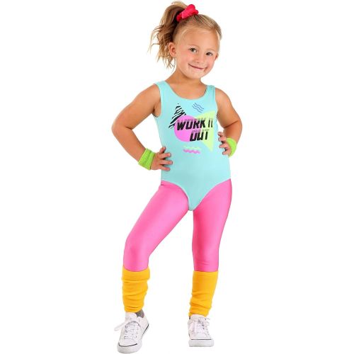  할로윈 용품Fun Costumes Totally 80s Toddler Workout Costume