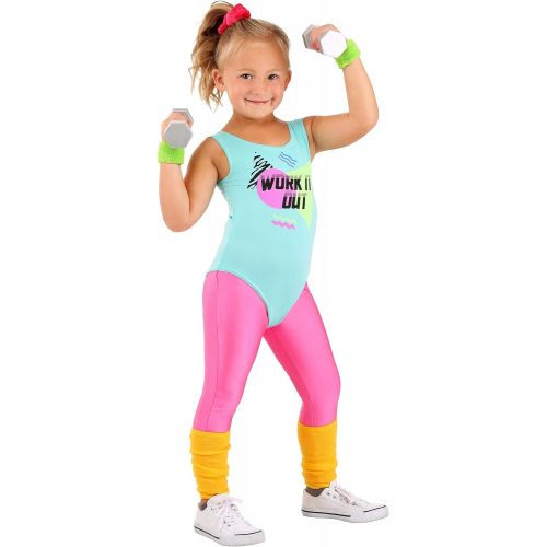 할로윈 용품Fun Costumes Totally 80s Toddler Workout Costume
