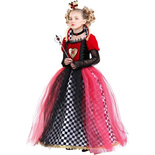  할로윈 용품Fun Costumes Ravishing Queen of Hearts Costume for Girls