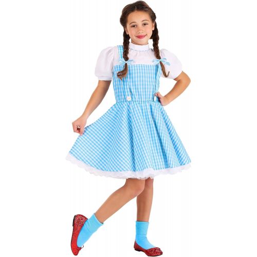  할로윈 용품Fun Costumes Girls Dorothy Costume Wizard of Oz Costumes for Kids Blue Gingham Dorothy Dress