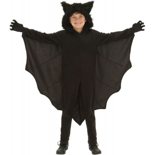  할로윈 용품Fun Costumes Kids Fleece Bat Costume Child Fuzzy Flying Bat Costume