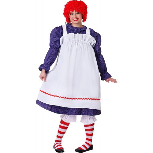  할로윈 용품Fun Costumes Raggedy Rag Doll Plus Size Costume Size 1X-3X