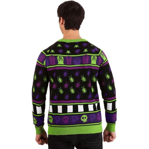  할로윈 용품Fun Costumes Beetlejuice Its Showtime! Adult Halloween Sweater