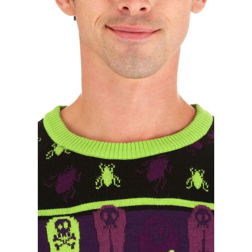  할로윈 용품Fun Costumes Beetlejuice Its Showtime! Adult Halloween Sweater