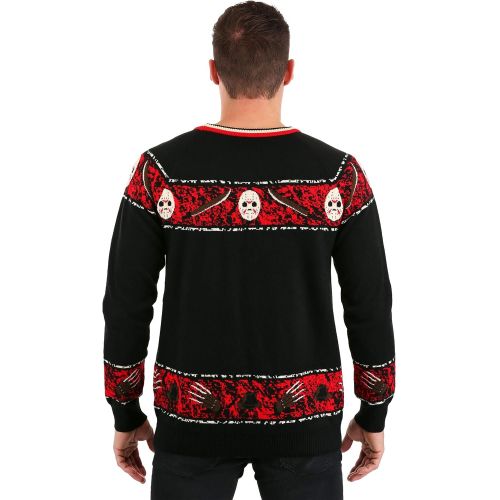  할로윈 용품Fun Costumes Freddy vs Jason Adult Halloween Sweater