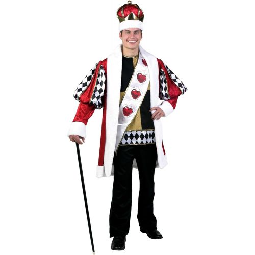  FunCostumes Plus Size Deluxe King of Hearts Costume
