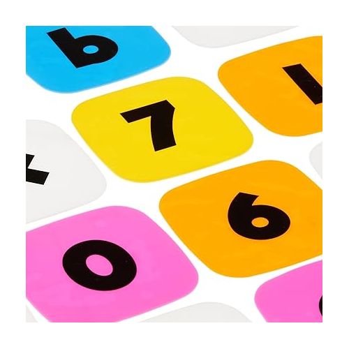  Fun Express Edu-Clings Numbers & Operations Manipulative Set | Silicone - Assorted Colors | Pack of 30