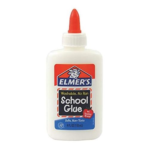  [아마존베스트]Fun Express - Elmers 4oz 1dz Washable School Glue - Basic Supplies - Adhesive - Glue - 12 Pieces