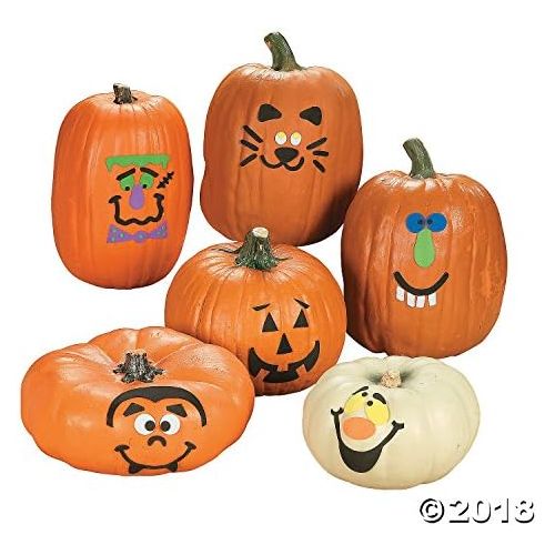  [아마존베스트]Fun Express Foam Pumpkin Decorations Craft Kit Makes 12 Pumpkins