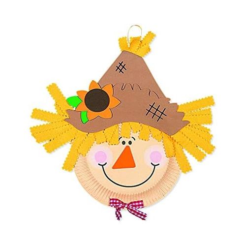  [아마존베스트]Fun Express Paper Plate Scarecrow Craft Kit - Crafts for Kids & Novelty Crafts