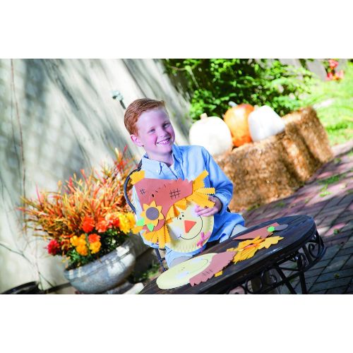  [아마존베스트]Fun Express Paper Plate Scarecrow Craft Kit - Crafts for Kids & Novelty Crafts