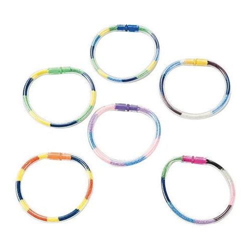  [아마존베스트]Fun Express - Sand Art Bracelets (2dz) - Craft Supplies - Sand Art - Containers - 24 Pieces