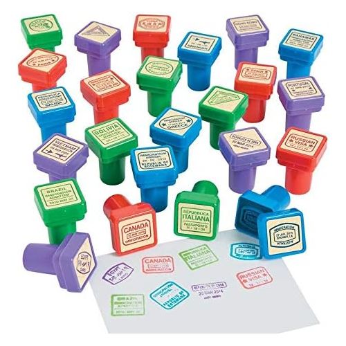  [아마존베스트]Fun Express Set of 24 - Passport Stampers