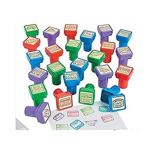  [아마존베스트]Fun Express Passport Stampers (48 Pack)