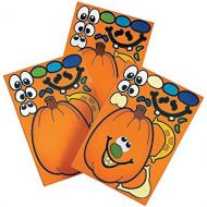 [아마존베스트]Fun Express Make A Pumpkin Stickers (1 DOZEN) - BULK