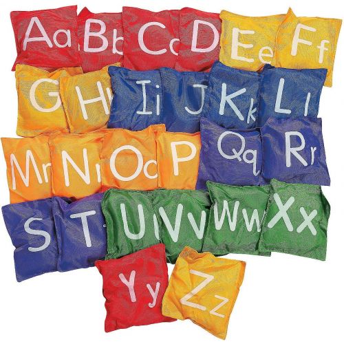  [아마존베스트]Fun Express - Alphabet Bean Bags- 5 - 26 pc - Educational - Learning Aids - Manipulatives - 26 Pieces