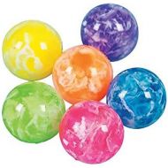 [아마존베스트]Fun Express Mini Neon Swirl Bouncing Balls - 48 Pieces