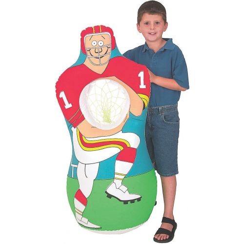  [아마존베스트]Fun Express - Inflate Football Player Catch Game - Toys - Inflates - Inflatable Games - 1 Piece