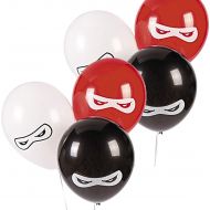Martial Arts Party Fun Express BB13628879 Ninja Warriors 11 in Latex Balloons 50 Pack