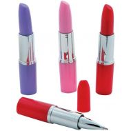 Fun Express Assorted Plastic Lipstick Pens (12 Piece)