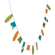 Fun Express - Surfs Up Birthday Garland for Birthday - Party Decor - Hanging Decor - Garland - Birthday - 1 Piece