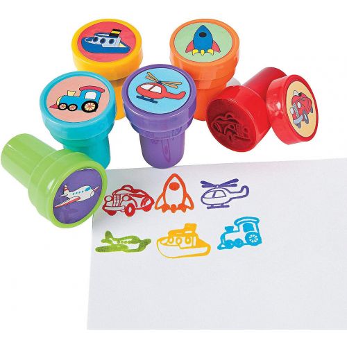  [아마존베스트]Fun Express Transportation Stamps (2 Dozen) Assorted styles.