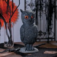 Fun Express - Halloween Animated Owl for Halloween - Home Decor - Decorative Accessories - Home Accents - Halloween - 1 Piece