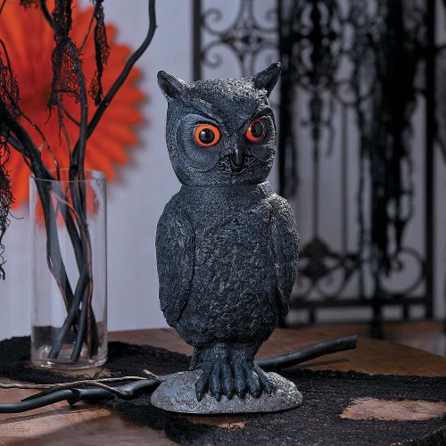  Fun Express - Halloween Animated Owl for Halloween - Home Decor - Decorative Accessories - Home Accents - Halloween - 1 Piece