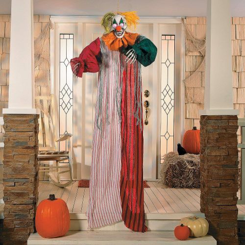  Fun Express - Led Hanging Clown for Halloween - Home Decor - Decorative Accessories - Home Accents - Halloween - 1 Piece