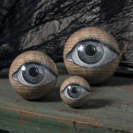 Fun Express - Eyeballs Orbs (set Of 9) for Halloween - Home Decor - Decorative Accessories - Home Accents - Halloween - 9 Pieces