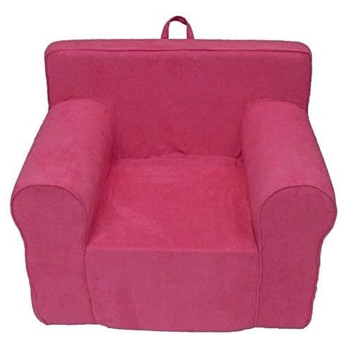  Fun Furnishings Everywhere Foam Chair, Light Pink