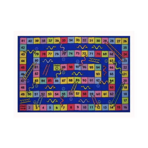 제네릭 Generic Fun Rugs Snakes and Ladders Kids Rugs