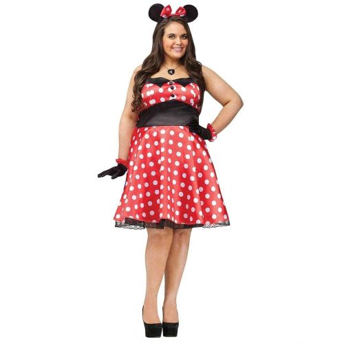  Fun World Retro Miss Mouse Womens Costume