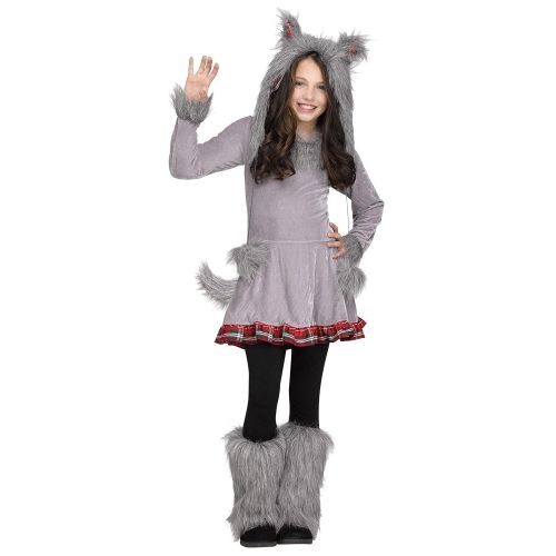  Fun World Wolf Cub Girls Halloween Costume