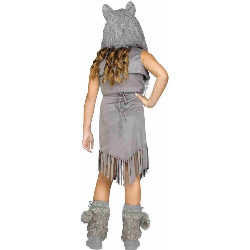  Fun World Tween Girls Halloween Costume Wolf Dancer