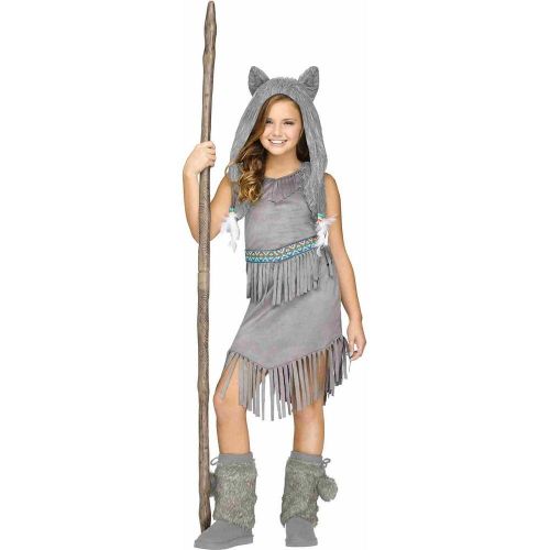  Fun World Tween Girls Halloween Costume Wolf Dancer