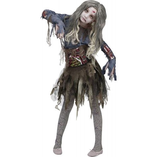  Fun World Girls Zombie Costume