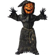 Fun World Bobble Head Pumpkin Ghoul Kids Costume