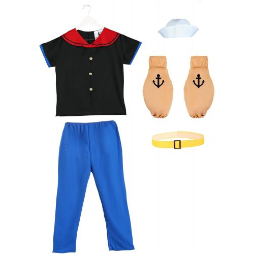  할로윈 용품Fun World Costumes Mens Mens Popeye Costume