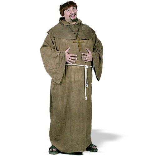  할로윈 용품Fun World Costumes Mens Medieval Monk Costume