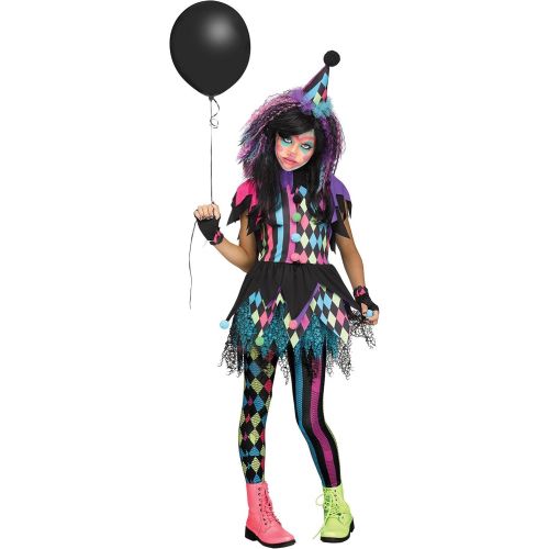  할로윈 용품Fun World Girls Twisted Circus Clown Costume