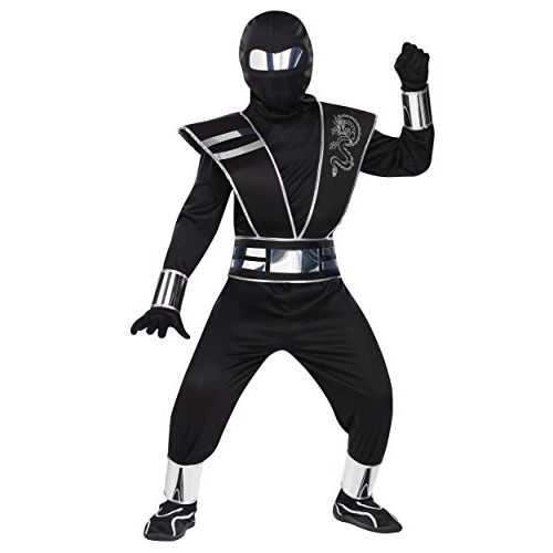  할로윈 용품Fun World Child Silver Mirror Ninja Costume Medium