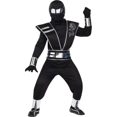  할로윈 용품Fun World Child Silver Mirror Ninja Costume Medium