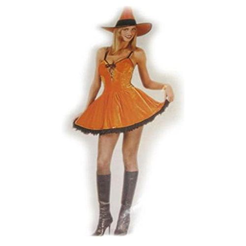  할로윈 용품Fun World Orange Sexy Witch Women Adult Halloween Costume - Medium